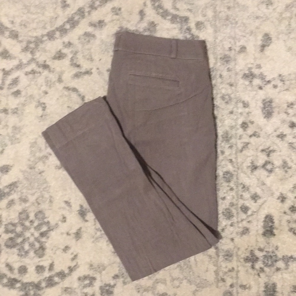 Khaki, skinny leg dress slack